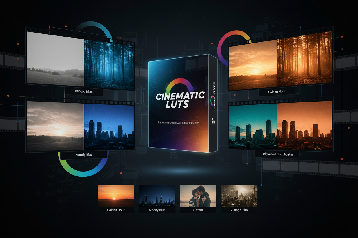 Cinematic Video Luts Bundle